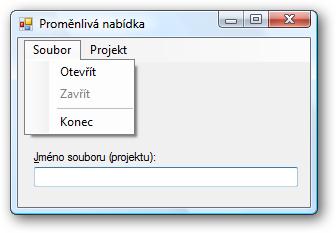 Př. udělejte program, kde se