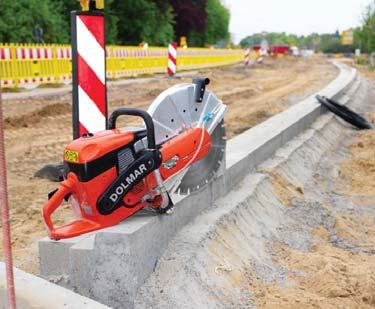 hloubka řezu 147 mm 1,1 l 10,6 kg BENZINOVÁ ROZBRUŠOVACÍ PILA