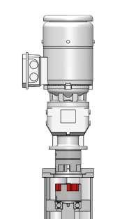 1. Motor pružná spojka Standardní chemická míchadla výhody / benefity: Motor se šnekovou převodovkou nebo třífázový střídavý motor (rychlý chod), který lze namontovat Pohonná jednotka je také