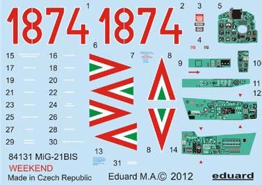 PRODUKTY: 48718 MiG-21BIS exterior 49587 MiG-21BIS interior S.A.