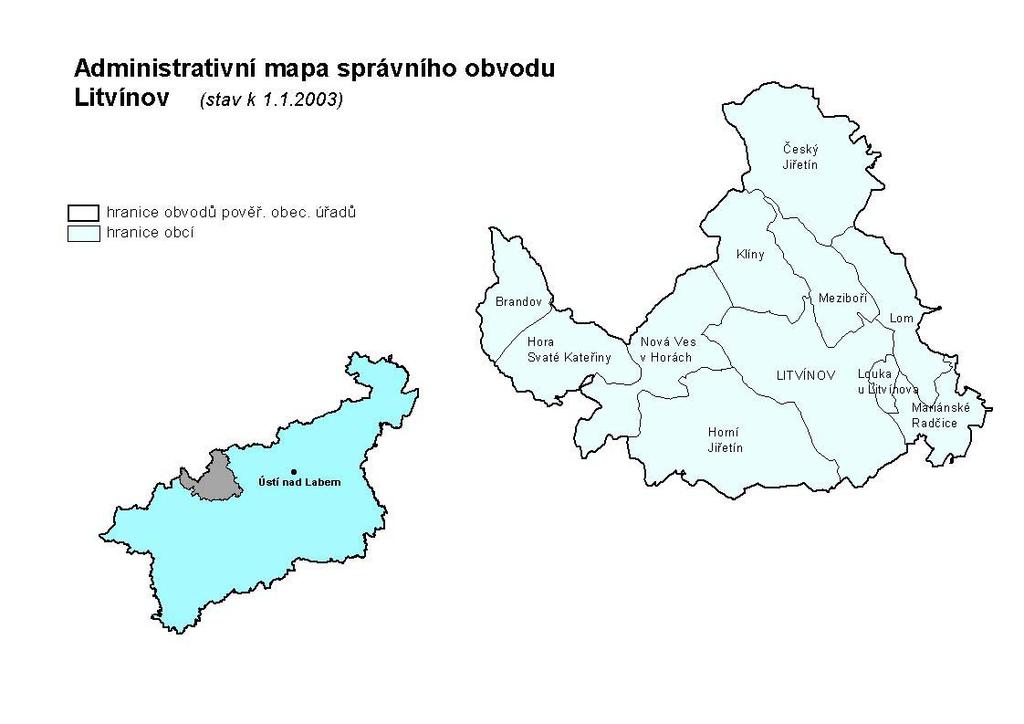SO ORP LITVÍNOV V Krušných horách se rozprostírá správní obvod obce s rozšířenou působností Litvínov. Svou rozlohou 236 km 2, patří k menším obvodům Ústeckého kraje, z něhož zaujímá 4,4 %.