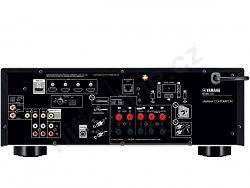 AV RECEIVER YAMAHA RX-V483 Kód: Výrobce: Záruční doba: P02122 YAMAHA 24 měsíců? 5-kanálový mohutný prostorový zvuk? --- 80 W na kanál (8 ohmů, 20 Hz - 20 khz, 0.06 % THD, 2 kanály řízeny)?