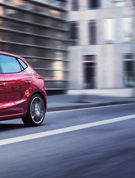 Bezpečnost Jeďte, myslíme na vás. Ať se na silnici přihodí cokoli, nový SEAT Ibiza vás ochrání.