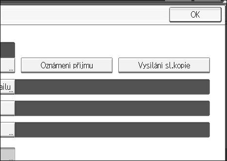 Nastavení Slepá kopie pro pøíjemce e-mailu Nastavení Slepá kopie pro pøíjemce e-mailu E-maily budou odeslány vçem pøíjemcùm oznaèenîm jako Slepá kopie.