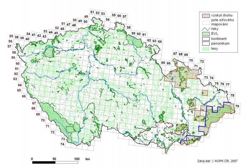 4060 Alpínská a boreální vřesoviště 4080 Subarktické vrbové křoviny 6150 Silikátové alpínské a boreální trávníky 6190 T3.