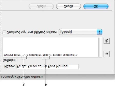 Křížový odkaz na částečný odstavec A. Zdroj křížového odkazu končí em pomlčkou (^_) B.
