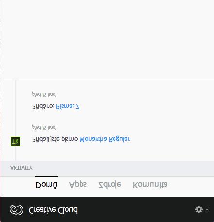 Přihlášení ke službě Creative Cloud a její aktivace Aktivace a deaktivace služby Creative Cloud Chcete-li aktivovat službu Creative Cloud, jednoduše se ke službě Creative Cloud přihlaste pomocí