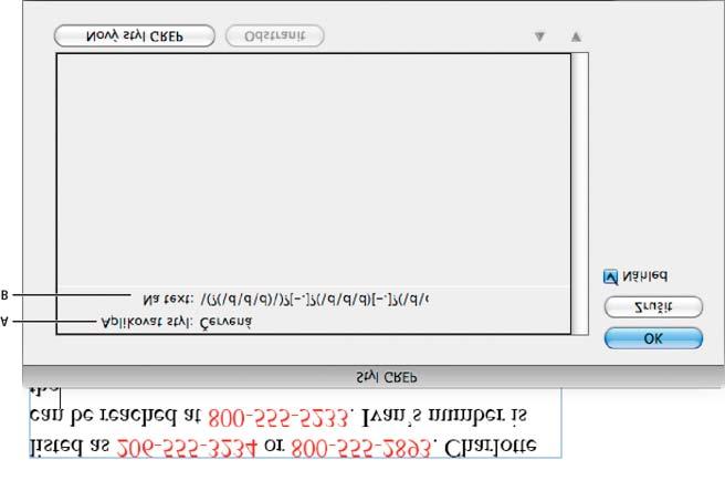 Automatické číslo stránky/značka oddílu Nastaví rozsah vnořeného stylu až do nebo za značku čísla stránky nebo názvu oddílu.