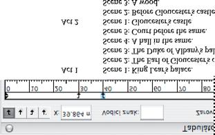 Poznámka: V zobrazení sloupců nebo článků vložení tabulátoru na začátek odstavce odsadí text o stejnou velikost, bez ohledu na polohu tabulátoru.