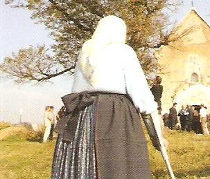 Otčenáškový vzor na krojové sukni z Kopčan. Převzato z: Baxa, Peter (ed.