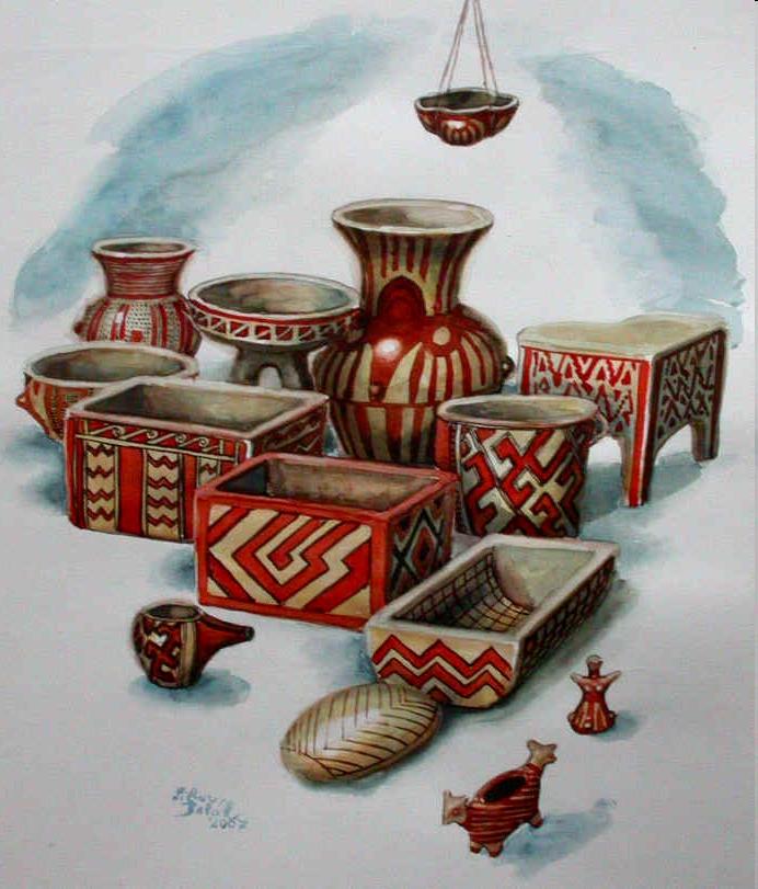 NEOLIT V ČECHÁCH Kultura s moravskou malovanou keramikou Jedná se o výraznou neolitickou kulturu s ústředím na jižní Moravě (hlavně v okolí Znojma).