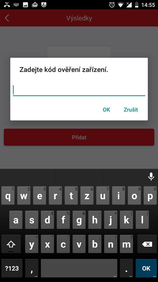 v situaci, kdy je dveřní stanice již namontovaná a nechcete ji demontovat pro naskenování QR kódu) Stiskněte tlačítko + -> Manuální přidání Na druhé obrazovce zadejte sériové číslo, na třetí