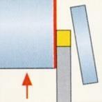 Nastavení nástroje vždy kolmo k ose obrobku ostří nástroje musí být v ose obrobku!!! nůž nad osou může být příčinou zlomení nože!