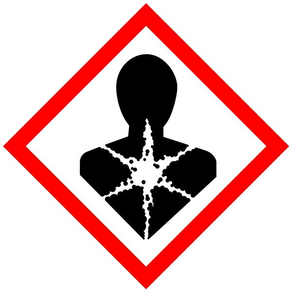 1272/2008 (CLP) Komponent(y) určující nebezpečí k etiketování 1,6 Hexanediol diacrylate Acrylated monomer Bezpečnostní piktogramy GHS07 GHS05 GHS08 Signální slovo Nebezpečí Standardní věty H302