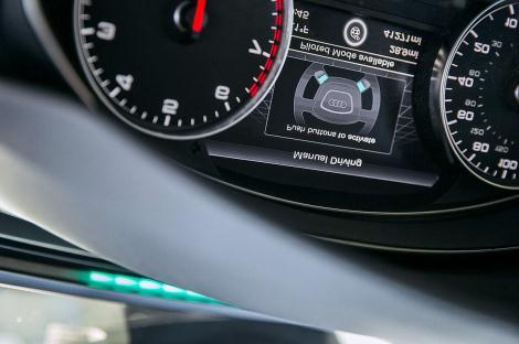 Školení na autonomní vozidlo Audi A7 trvá podle novinářů pozvaných k výcviku 5 minut.