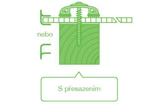 Po přichycení desek přiložte ukončovací lišty Guttaprofil ALU-U elox, Guttaprofil ALU-U elox s okapničkou nebo Guttaprofil ALU-F.