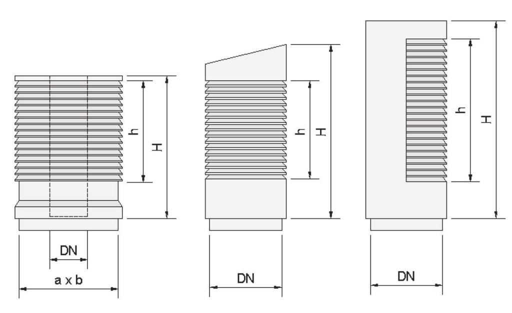 PROVEDENÍ - rám, lamely a síto je v základním provedení z pozinkovaného plechu jakosti DX 51 D+Z275 MAC - tvar kruhový / půlkruhový / čtyřhranný / dle požadavku zákazníka - materiál pozinkovaný plech