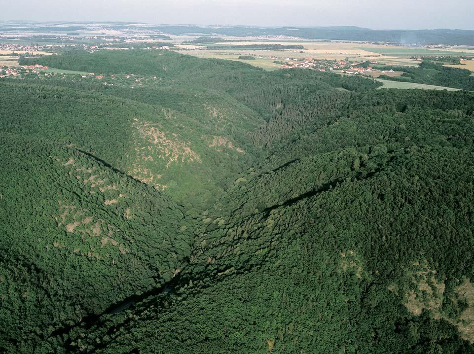 Okres Praha-západ cenomansk mi pískovci a spodnoturonsk mi písãit mi slínovci (opukami) svrchní kfiídy. Ordovické horniny tvofií i údolí Kaãáku (Lodûnice) u Ptic na hranici okresu.