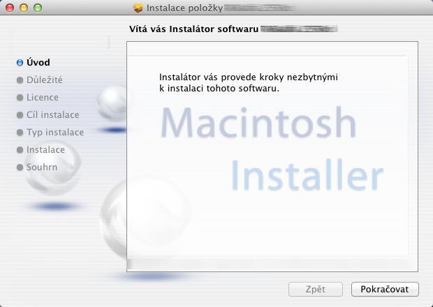 5 Spustí se instalační program ovladače tiskárny.