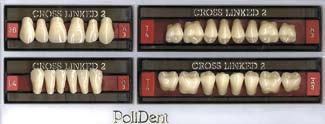 INTERAKCE ZUBY CROSS LINKED 2 Síťované pryskyřičné zuby s vynikající odolností vůči abrazi.
