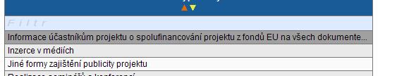 Publicita Zde příjemce nalezne načtené Nástroje publicity, které