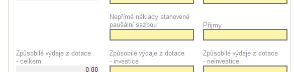 monitorovacím období (příjmy uvedené vpříloze