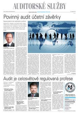 Dvacet nových auditorů složilo 23. října slib do rukou prezidenta komory Petra Šobotníka.