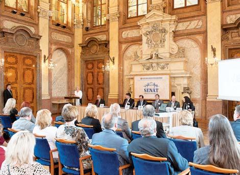 výročí založení Národní účetní rady se konalo 28. dubna v Hlavním sále Valdštejnského paláce Senátu Parlamentu ČR. Zúčastnilo se jej 66 zástupců členských organizací a pozvaných hostů.