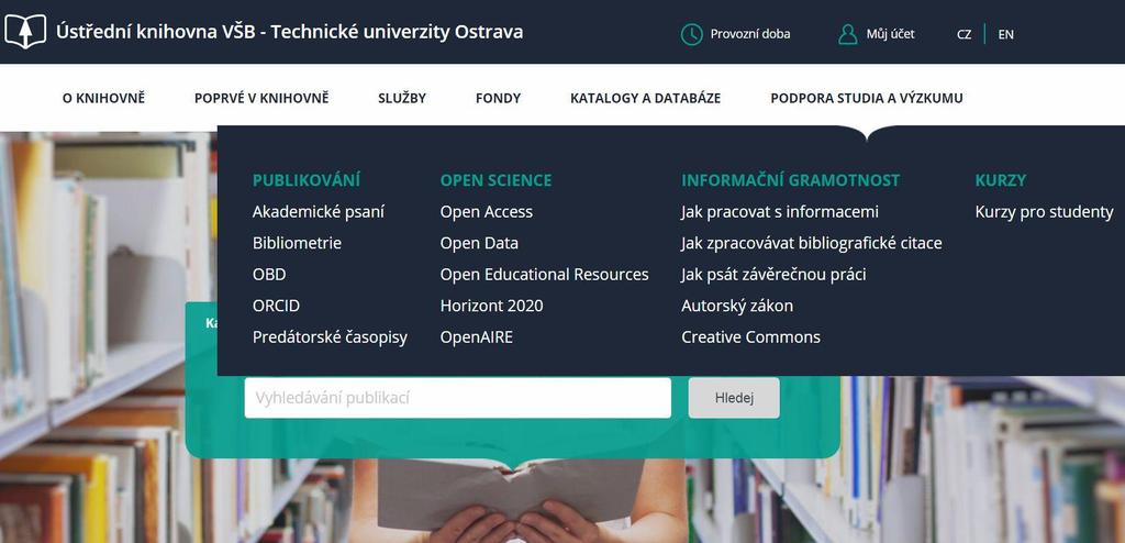 Informační podpora ORCID - koordinátor implementace s CIT - komunikace s ORCID ohledně členství -