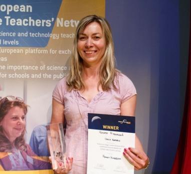 České úspěchy na SonS v Londýně Renata Rydvalová - získala European Science Teacher Award 2015 za první místo v kategorii Science and its Applications s