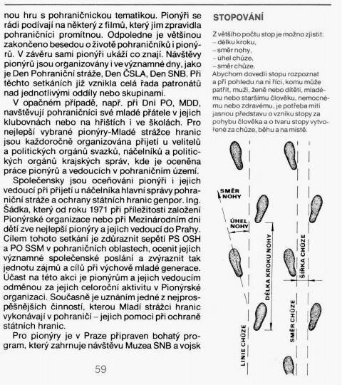 3/5 Dokument 1: Příručka pro mladé pohraničníky Zdroj: MÍKA, Václav