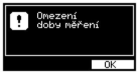 Měřicí přístroj MDtest - návod 7 Doplňující informace Obrázek 26: Varovné hlášení: Proud >10.