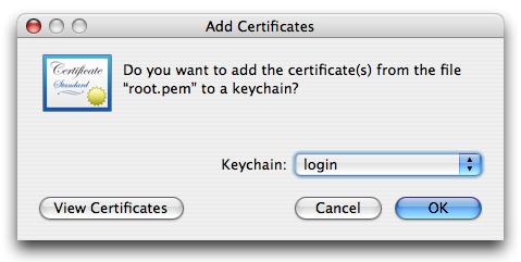 uživatelích. Pro instalaci budeme potřebovat oba certifikáty stejné jako MS Windows a vygenerované heslo.