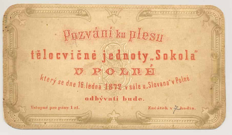 MM Polná, fond: Vizuální komunikace (plakáty, pozvánky, parte, reklama), kat. č. PO 20 /D/ 949.