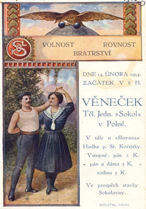 Pozvánka na věneček TJ Sokol Polná, TJ Sokol Polná