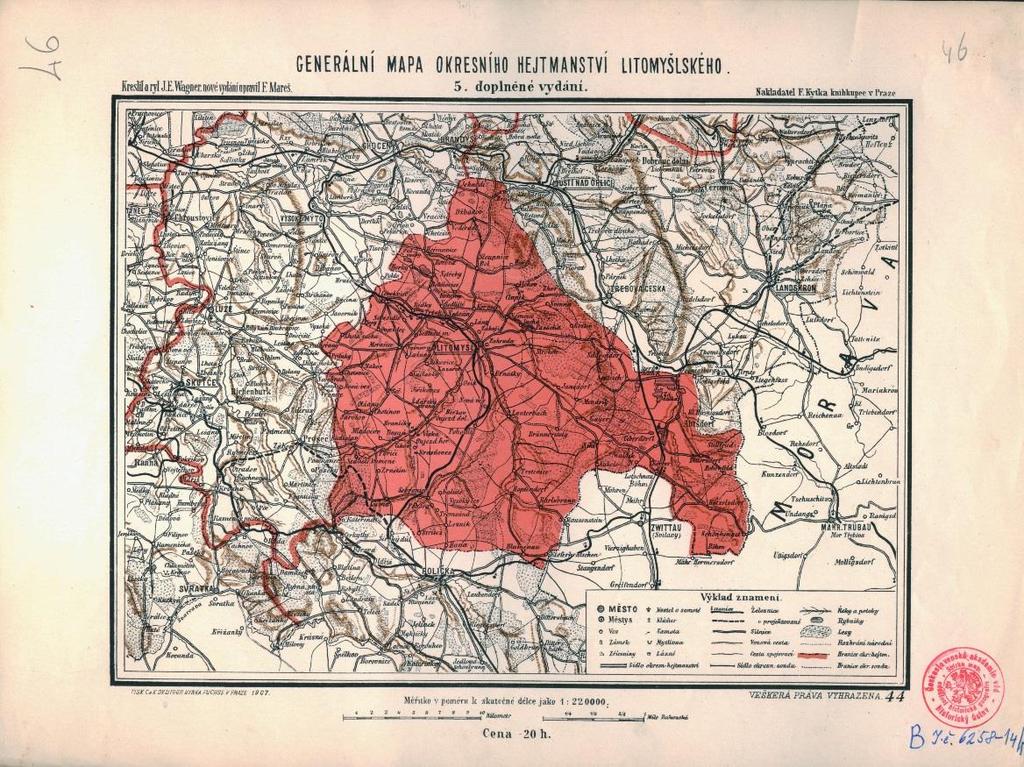 mapa litomyšlského
