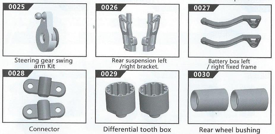 Differential tooth box kryt