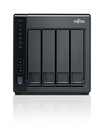 Datasheet Fujitsu CELVIN NAS QE805 Výkonné řešení NAS se 4 disky Produkt CELVIN NAS QE805 uspokojí potřeby firem z hlediska centralizované správy dat.