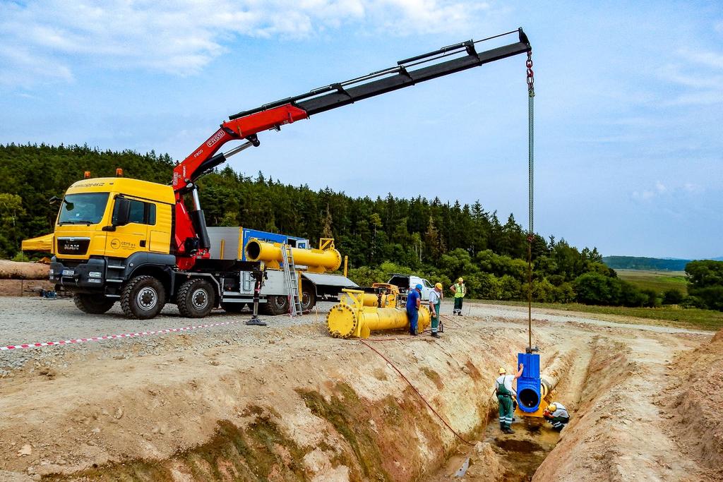 Společnost CEPS uspěla také v poptávko vém řízení společnosti E.ON Distribuce pro off-line vnitřní inspekci plynovodu DN 6 v úseku o délce 15,4 km poblíž Písku.