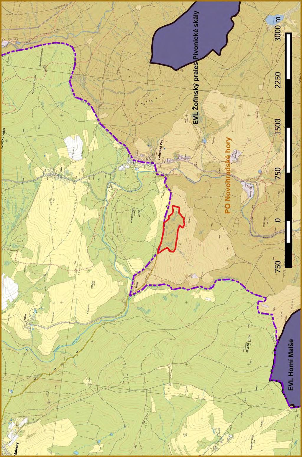 Příloha M7-a-2: Natura 2000 Legenda: