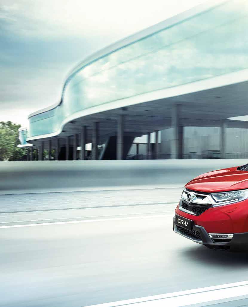 DESIGN PLNÝ EMOCÍ Nová silueta vozu CR-V může být povědomá, ale design je zcela nový.