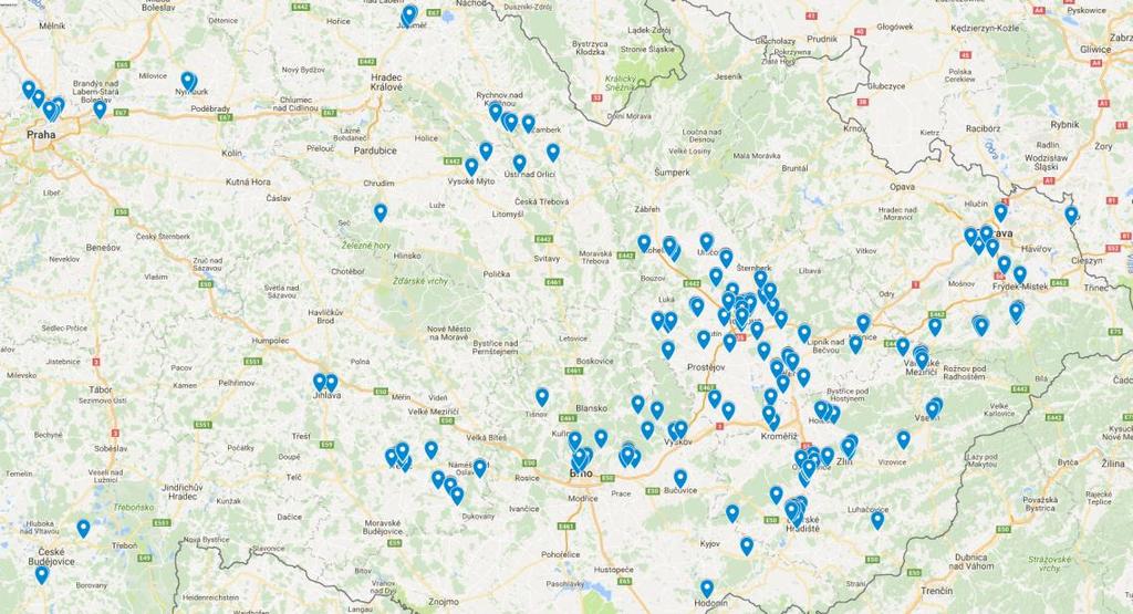 Ústřední školy ČOS v roce 2016. Odkud jsou účastníci vzdělávacích akcí VSO?