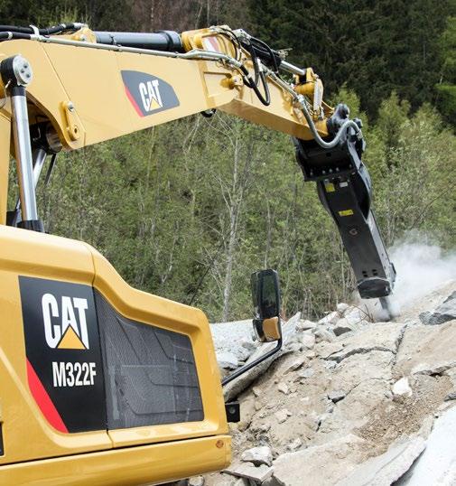 Všechny možnosti, které stroj nabízí, lze navíc snadno rozšířit použitím některého z mnoha druhů příslušenství Cat.