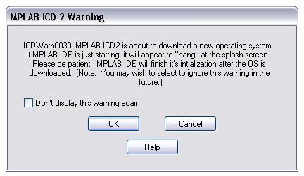 Nyní je MPLAB ICD2 připraven k použití. 7.