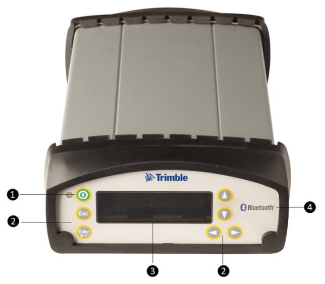 2. Přístroj Trimble R9s formátech RT17, RT27 a RTCM 3.x a poziční data ve formátech NMEA-0183 v2.30 a GSOF.