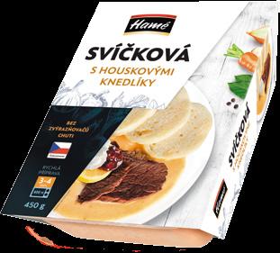 Halušky 450 g s uzeným masem a kysaným zelím 59 13,31