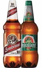 záloha na lahev 3 Kč Pivo světlé výčepní 1,5 l Gambrinus Originál 10, Radegast Rázná 10; 1 l = 19,93 Pivo světlé výčepní 6x 0,5 l Gambrinus Originál 10, Radegast Rázná 10; 1 l = 26,63 Pivo Budweiser