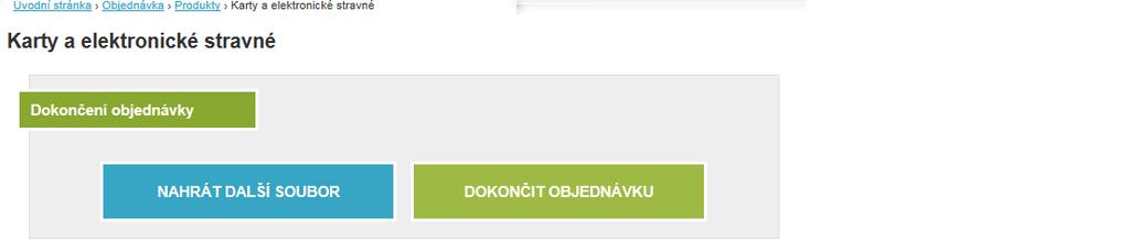 V případě, že soubor obsahuje nové zaměstnance, je třeba potvrdit objednávku nových karet nebo přiřadit karty do šuplíku V případě, že máte karty k exspiraci, je třeba rovněž potvrdit objednávku