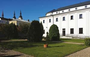 Gothic elements can be found in the southern part of the cloister s ambit. The western part of the cloister was designed in the baroque style, today part of the hotel facing the street.