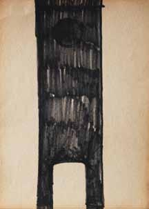 Jiří Balcar (1929 1968) Bez názvu fixa, papír, 21,5 x 30 cm, značeno na zadní straně pozůstalostním razítkem,